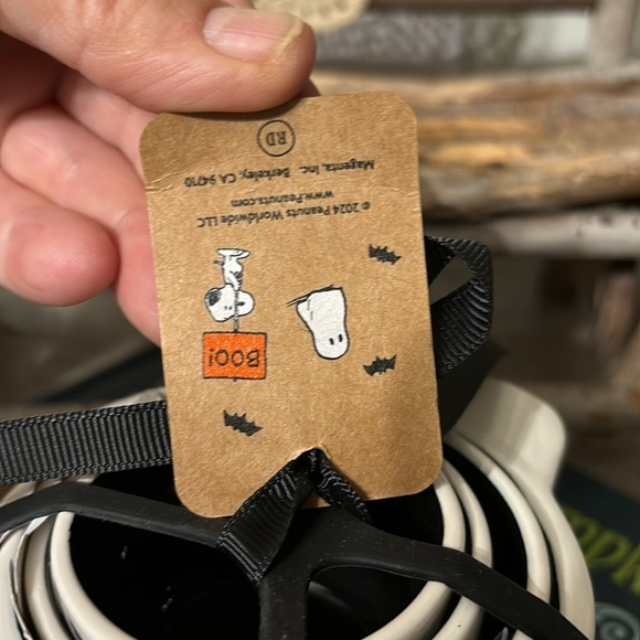 NWT RAE DUNN X PEANUTS SNOOPY BOO GHOSTS & BATS HALLOWEEN MEASURING CUPS - Picture 6 of 9